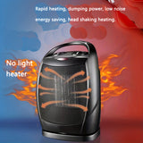 1pc, Small Heater With Heating And Fan Modes, Electric Desktop Heater, Portable Fast Heating Thermostat, Electric Heater, For Home Office School Thanksgiving Halloween Christmas Wedding Birthday Gift Fall Winter Essential