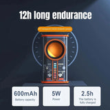 K07 Transparent Bluetooth Speaker Small Steel Cannon LED Wireless 3D Surround Portable Intelligent TWS Audio Waterproof