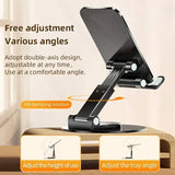 New 360° Rotating Aluminum Holder Desktop Flat Live Mobile Phone Net Class Multifunctional Foldable Bracket