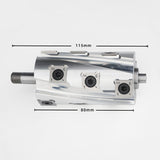 Spiral flat pressure double-sided portable electric planer cutter shaft modification