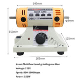 DIY Polishing Woodworking Jade Jewelry Dental Bench Lathe Grinding hine