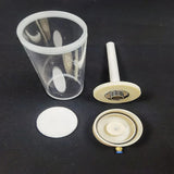 Experimental/Test Electrostatic Powder Coating Cup Hopper with powder Injector Paint Barrel spray painting equipment