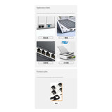 RJ45 Lock Kit With Key - Ethernet Port Security Blocker, Anti Dust Cap Protector For Router & Computer Ports