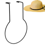 Mounted Cowboy Holder Multi-Functional Storage Rack Hat Hook Car Accessory 35x23cm