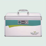 1pc Portable Medicine Lock Box - Securely Store and Organize Medications with Multi-Layer Storage and First Aid Compartments