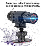 Metal Sport Camera Professional Waterproof TF Card 650mAh USB 2.0 Rechargeable Small Cycg Mountain Climbing Camcorder