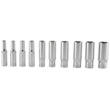11 pcs 1/4 inch Drive Deep Set CRV Hand Tools 6 Point Long Socket Hex Repair Tool