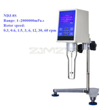 NDJ-5/8/9S Rotary Digital Viscometer Viscosity Tester Rotational Viscosity Meter Fluidimeter with No. 1-4 Rotors 1-2000000 mPa.s