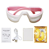 3D Electric Eye Massager Dark Circles Fatigue Relief ENS Microcurrent Eye Massage Machine Eye Massager Wrinkle PatchesTreatments