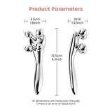 3D Roller Face-lift Wrinkle Remover Multicolor Y Shape Facial Massage Roller ABS Full Body Massager Relaxation Tools