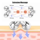 3D Roller Face-lift Wrinkle Remover Multicolor Y Shape Facial Massage Roller ABS Full Body Massager Relaxation Tools