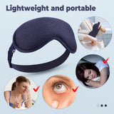 3D Steam Sleeping Mask Heating Eyes Mask Relieve Eye Fatigue Electric Eye Massager Sleeping Aid Shade Blindfold Improve Sleep