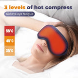 3D Steam Sleeping Mask Heating Eyes Mask Relieve Eye Fatigue Electric Eye Massager Sleeping Aid Shade Blindfold Improve Sleep