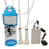 3L Electric Milking Machine Or Only Tube for Goat Cattle Automatic Vacuum Motor Pump Milker 110V-220V Electric Milker Livestock