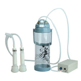 3L Electric Milking Machine Portable Plastic Double Head Vacuum Pump Milker for Farm Sheep Cows Goats Farm Feeding Tools