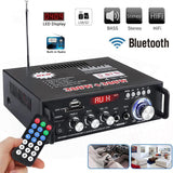 600W Home Amplifiers Audio Bluetooth Amplifier Subwoofer Support USD SD HiFi Radio With 2 Mic Professional