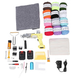 Cordless Rug Tufting Gun Kit Multifunctional Tufting Gun With Electric Scissors for Carpet Making 100240V AU Plug
