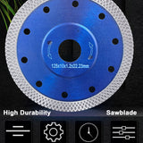 125mm Dia Sawblade with Mesh Texture Design Ceramic Disc for Marble Cutting Tool Angle Grinding hine
