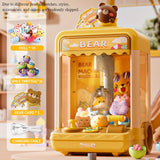 Claw Machine Toy, Party Clip Doll Gashapon Machine, Home Light And Music Two Power Supply Modes