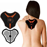 Mini Electric Smart Back Massager Muscle Stimulator Pain Relief Therapy Relaxing Cervical Spine Neck Massage Pad