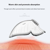 Butterfly V Shape Ionic Electric Gua Sha Scraping Facial Lifting Massage Tool Electric Guasha Microcurrent Facial Toning Device