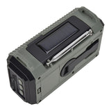 Hand Crank AM FM SW NOAA Weather 4 Ways 10000MAh Solar Powered Radio Torch SOS Alarm Power Bank for Survival