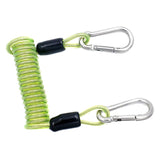 Professional Scuba Diving Dive 10cm Spiral Spring Coil Snap Clip Lanyard
