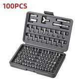100pcs Screwdriver Bit Set Multi-bit Ratcheting Screwdriver,Phillips,Slotted, Square, Torx Combo Bits Precision Repair Tool Kit