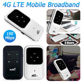 WiFi Repeater 4G LTE Pocket Signal Amplifier Network Expander Mobile Hotspot Wireless Mifi Modem Router SIM Card Slot