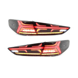 LED Dynamic Taillight Assembly wing Turn Signal Car for Hyundai Sonata 9 2018 2019
