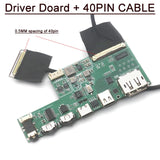 Type-c DP to EDP driver board Mobile phone computer projection Screen 2K 165HZ 4K 60HZ f/ 30pin 40pin laptop LED LCD display