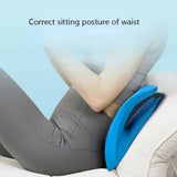 Waist Soothing Massager Cervical Lumbar Vertebra EVA Lower Pain Relief Stretcher Back Retractor Traction Pad