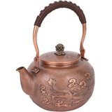Copper Teapot - Water Boiler & Coffee Pot For Hiking, Picnic & Tea Lovers