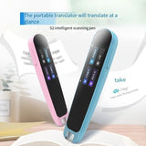 New portable scanning pen reader with voice touch screen support for WiFi Chinese/English translation devices