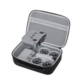 FauxLeather Drone Carrying Case Portable Travel Bag With Shock-proof Hard Shell Easy To Carry