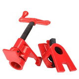 Hand Cranked Vertical 3/4 Heavy Duty Water Pipe Quick Fix Release Powerful Woodworking Clamp