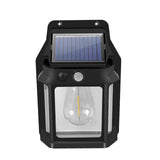 Support 3 Modes Solar Tungsten Wall Waterproof Motion and Light Sensor Lamp for Home Outdoor Garden Patio Fence