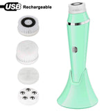 Sonic Facial Cleansing Brush Exfoliator Waterproof Face Scrubber Skin Care Tools Facial Massger For Dropshipping