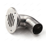 1316 stainless steel leak RV 90 ° or drain marine yacht hardware accessories