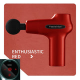 USB charging hammer electric relieve muscle massage gun massager LCD screen body fascia
