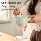 1pc, Electric Vegetable Slicer, Wireless Food Processor, 3 Functions, Rechargeable Food Processor, Electric