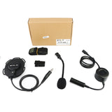 EH060K K-Head Dual Needle Single-Sided Round Waterproof PTT Headset - Green (C9069A)