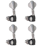 Open Gear Tuners For Guitar Parts hine Heads Tuning Pegs Chrome Bass New Practical
