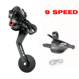 Folding 5 7 9 Speed Chain Tensioner For Brompton Bicycle Transmission 5/7/9s Cable Lever Paddle Guide Bike Rear Derailleur