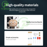Robot/snowman Electronics Beginner Learning Welding Fun DIY Kit LED Light Emitting Tube Module