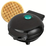 1pc Mini Waffle Maker Machine, Nonstick Waffle Iron For Kids Pancakes, Waffles, Paninis, Breakfast, Lunch, Snack, Household Cooking Machine