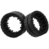 2 Pcs Replacement Wheel Tires for Robot Vacuum Cleaner Parts
