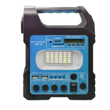 Portable Generator System - 3 Bulbs Lighting Kit & Mini Solar Panel for Outdoor Camping and Hiking Emergency Power