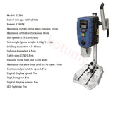 Industrial Electric hine Digital Display Bench DIY Woodworking Metal Making Drilling Drill