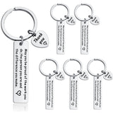 6 Pcs Thank You Appreciation Keychain Make A Difference Inspirational Coworker Leaving Gifts